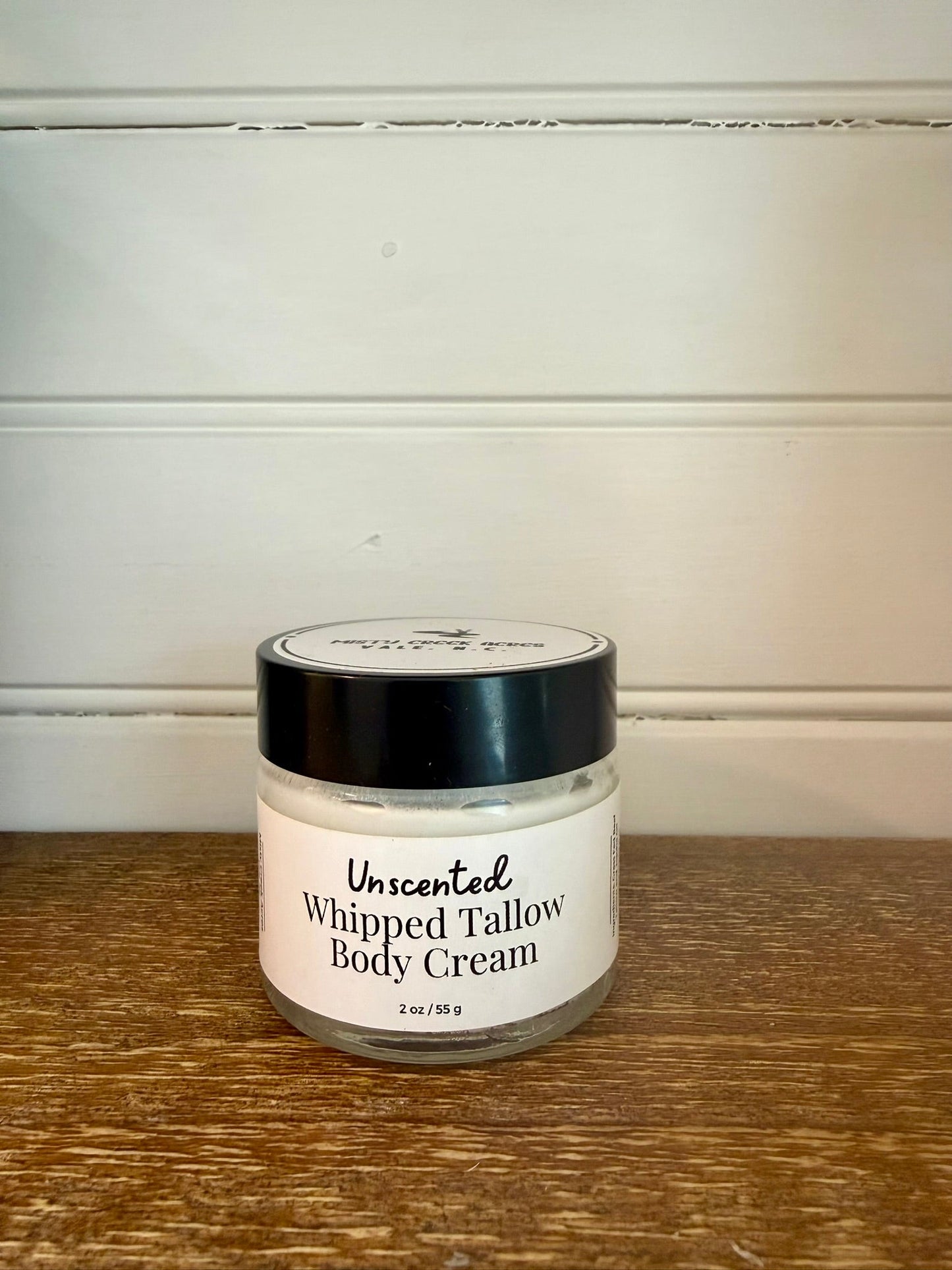 Unscented Whipped Tallow Cream – Grass-Fed, 2-Ingredient Moisturizer for Sensitive Skin (2 oz & 4 oz)